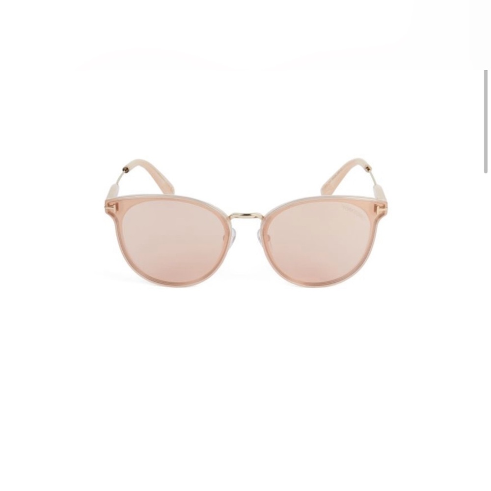 Tom Ford 63MM Translucent Round Sunglasses